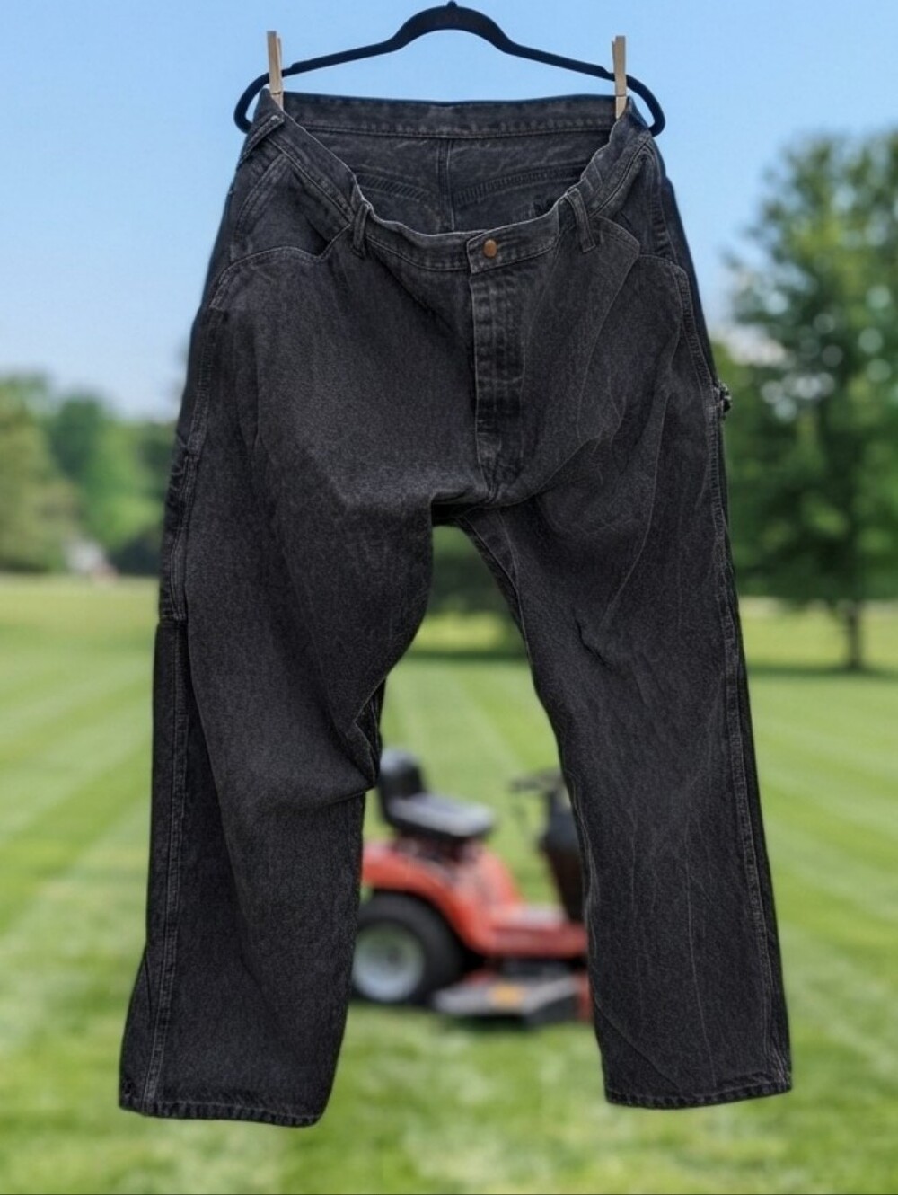 Rustler Black Carpenter Jeans 40 X 30